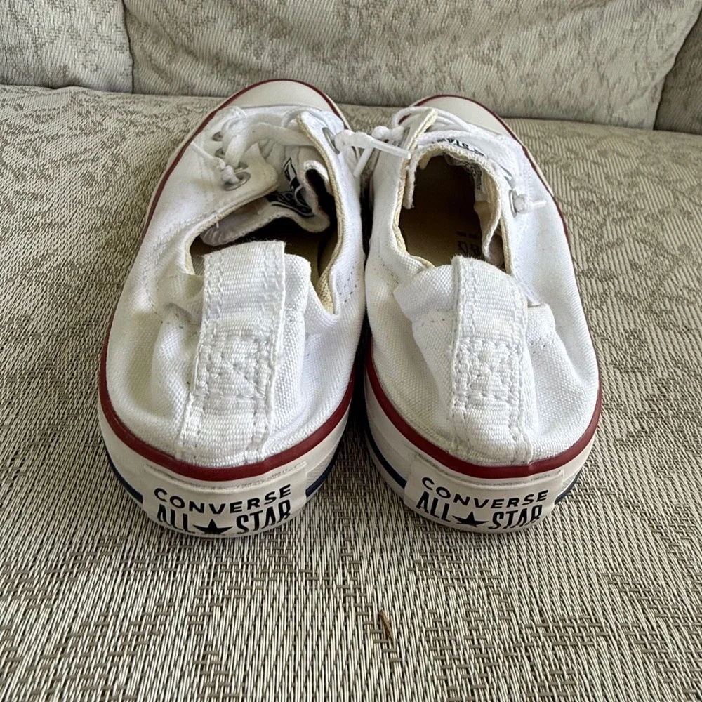Converse Chuck Taylor All Star Shoreline White Slip On Sneakers Women's 7.5 NWOT